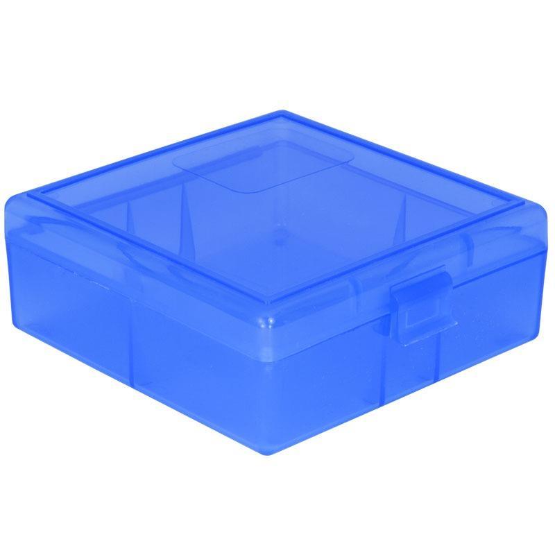 MTM 003 Blue Polypropylene Utility Ammo Box Translucent Stackable Design