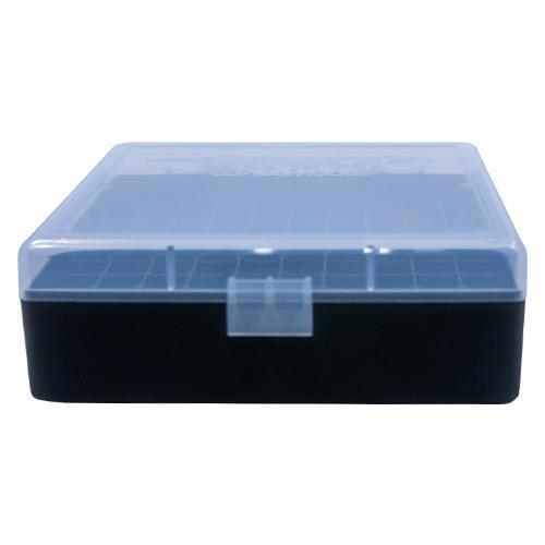 Berry's Model 007 100 Round .44 Cal Stackable Ammo Box Clear Lid Black Base