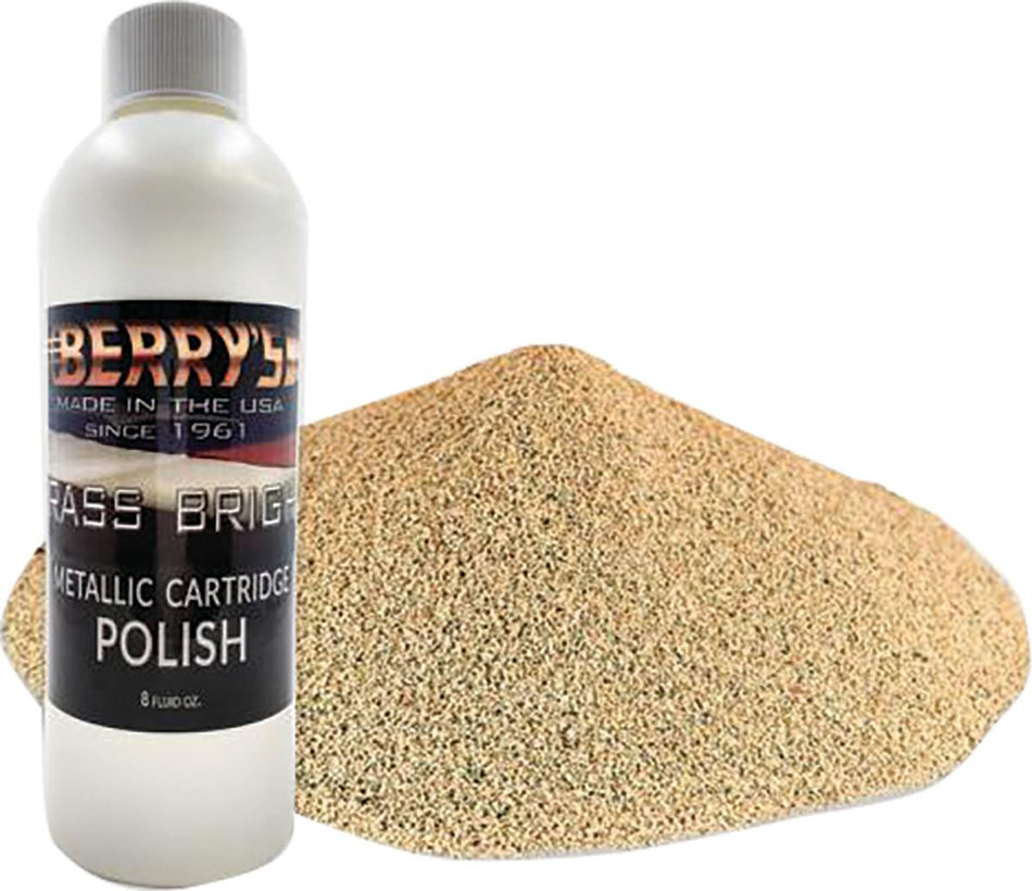 Berry's Reloading Corn Media 6 lb & Brass Case Polish 8 oz Bundle
