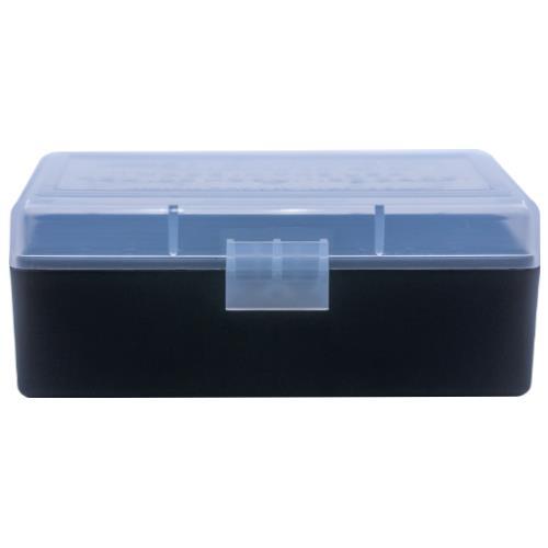 Berry's 404 50rd Ammunition Box Clear/Black for .22 Hornet and .30 Carbine