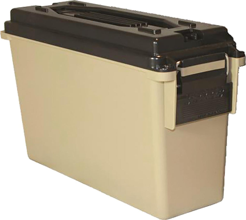 Berry's 40 Cal Injection-Molded Tan Ammo Storage Can with Handle