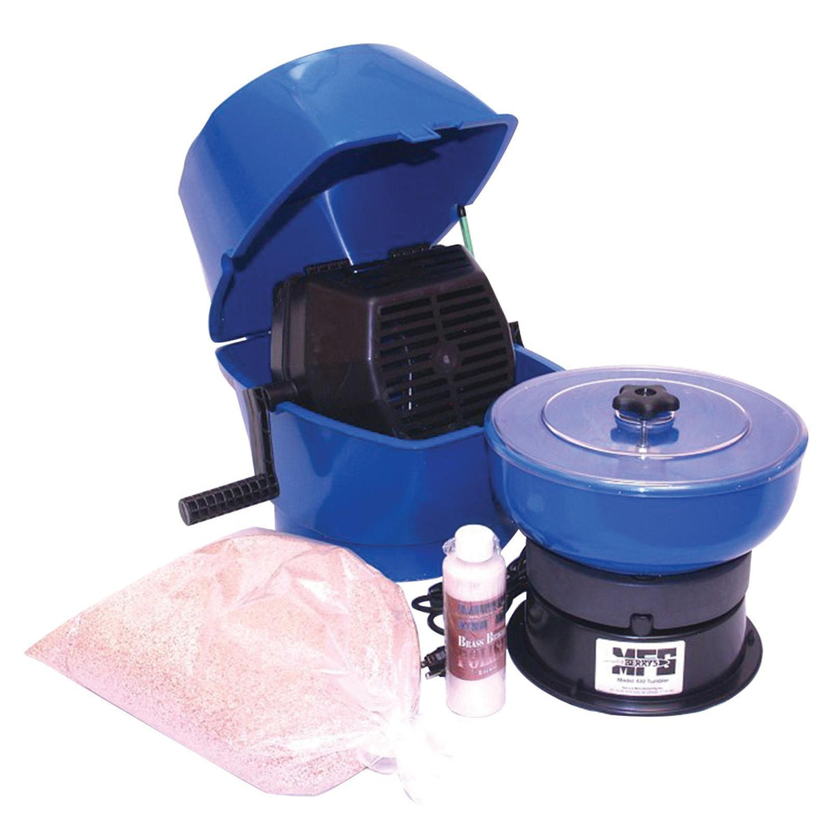 Berry's 400 Vibratory Tumbler Kit 2 Brass Cleaning Reloading Accessory