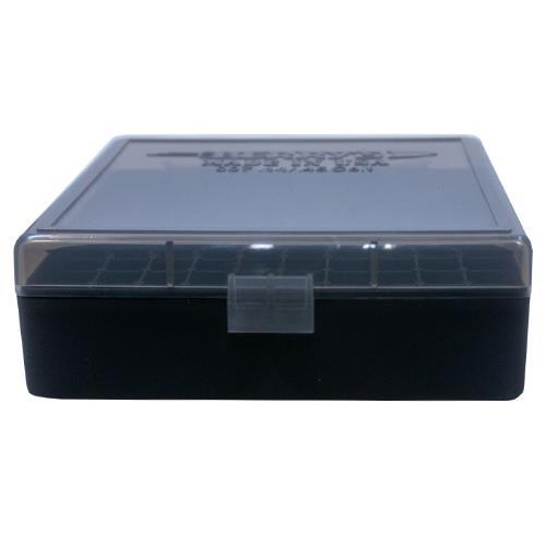 Berry's Model 007 100 Round .44 Cal Stackable Ammo Box Smoke Lid Black Base