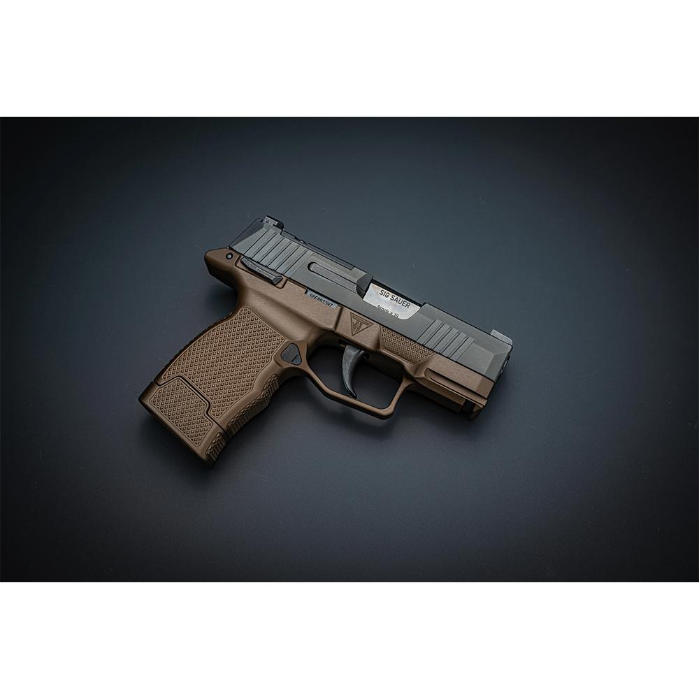 Juggernaut JT P365 Dark Bronze Grip Module Including Safety and Two 12 XL Base Plates