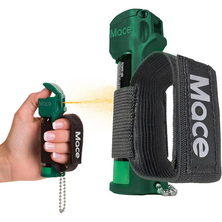 Mace Muzzle Canine Deterrent Pepper Spray EPA Approved 10' Range Keychain