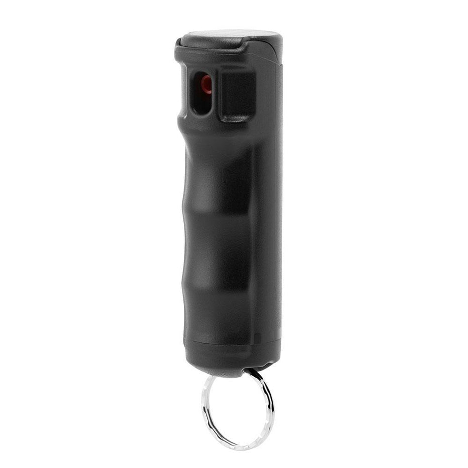 Mace Black Hard Case Compact Pepper Spray Up to 12 Foot Range with UV Dye