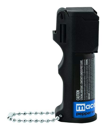 Mace Triple Action 3-in-1 Pepper Spray Tear Gas UV Dye Compact Black 10' Range