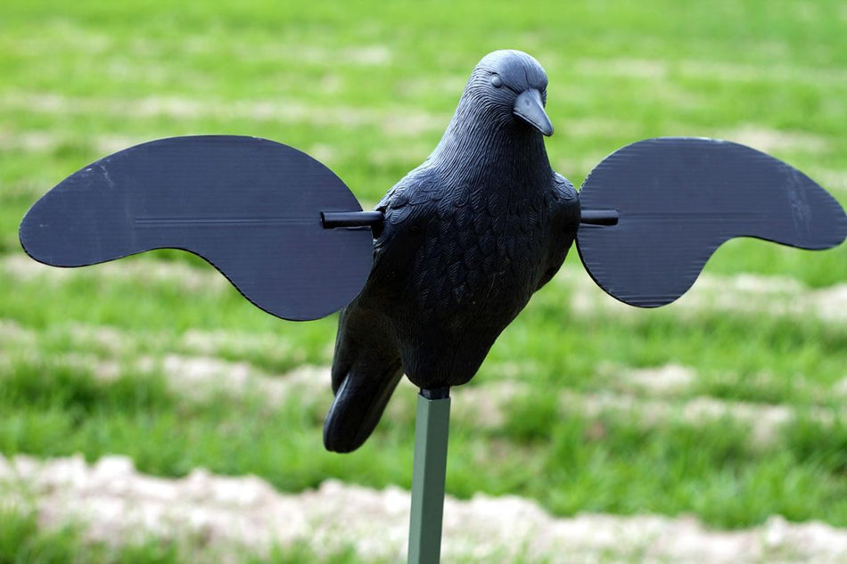 MOJO Motorized Crow Motion Decoy with On/Off Cycle Feature