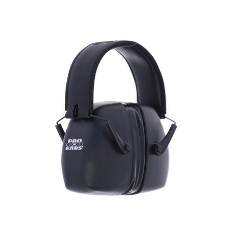 Pro Ears Ultra Gel 29dB Passive Earmuffs Black with Polyurethane Aviator Gel Seals