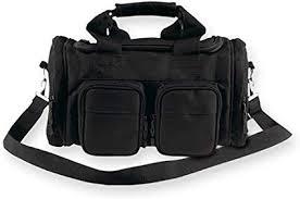 Bulldog Range Bag with Shoulder Strap and Large Main Compartment Black