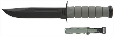 KA-BAR Foliage Green Fighting/Utility Knife 7" Straight Edge Blade with MOLLE Sheath