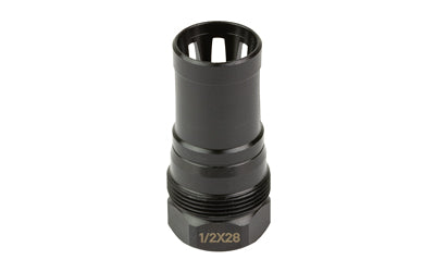 KAK Industry Plan B Compatible A2 Flash Hider, 1/2X28, 223-9MM, .375 Bore, Black 410-2103-003