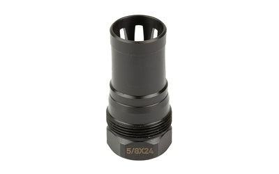 KAK Industry Plan B Compatible A2 Flash Hider, 5/8X24 Thread Pitch, .375 Bore, Black Nitride