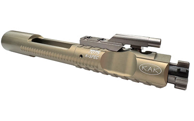 KAK Industry K-SPEC Low Mass BCG AR-15 556NATO/300 Blackout Dual Ejector Down Vent NP3 Satin Gold 425-0510-002