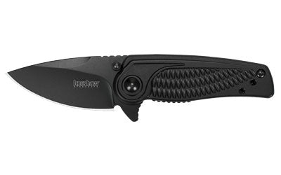 Kershaw Spoke 1313BLK Compact EDC Folding Knife, 2" Black-Oxide Blade, SpeedSafe, Liner Lock, Steel Handle