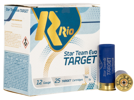 Rio Ammunition STT32LR8 Team Target 12 Gauge 2.75 in. 1 1/8 oz