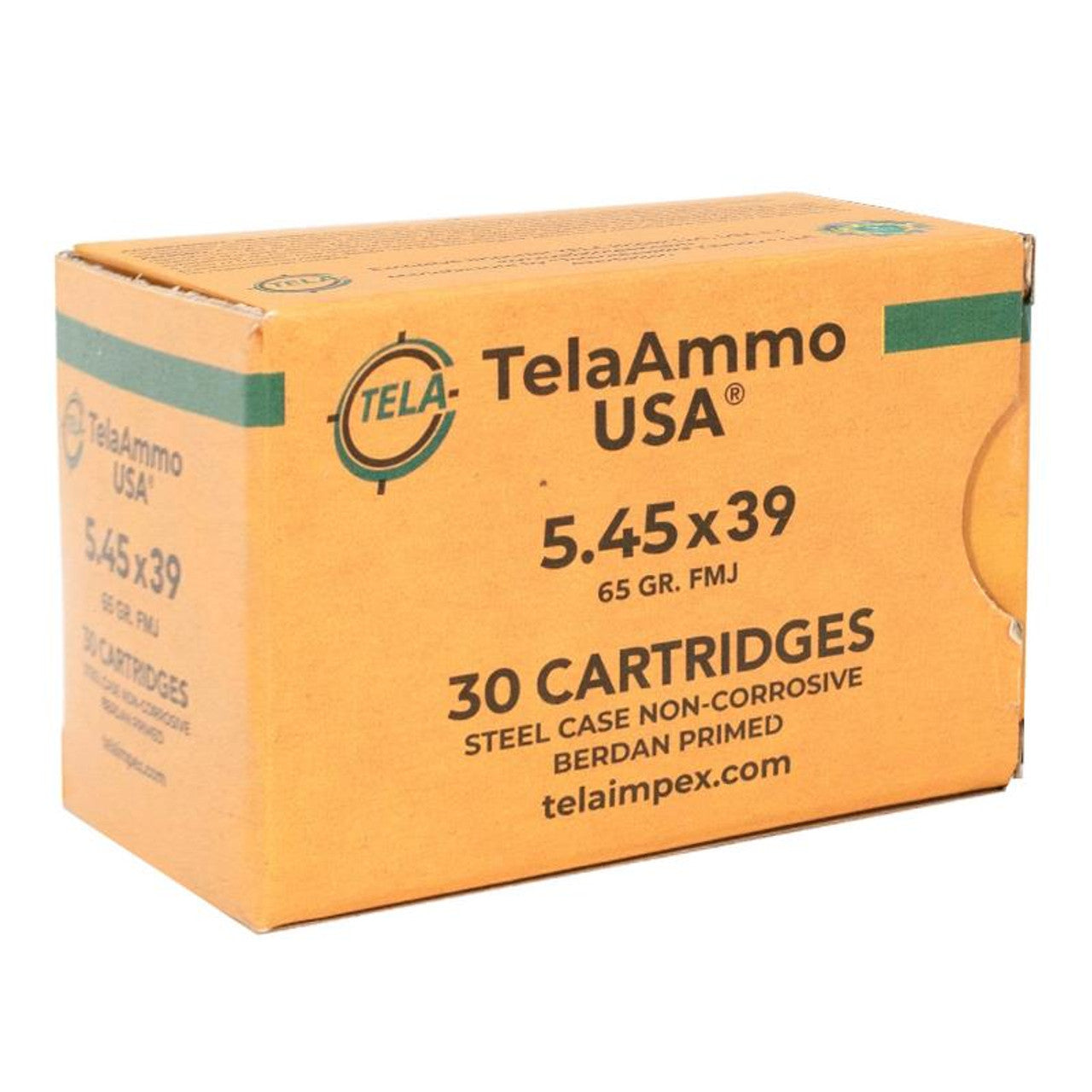 Tela 5.45x39mm Steel Case 65 Grain Full Metal Jacket(FMJ)