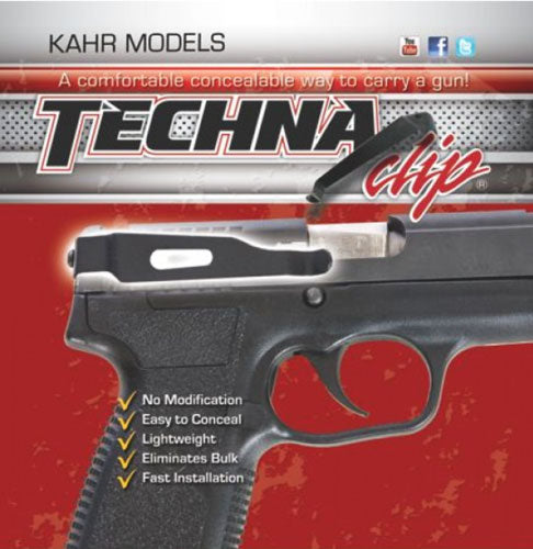 Techna Clip Kahr Right-Side IWB Handgun Belt Clip