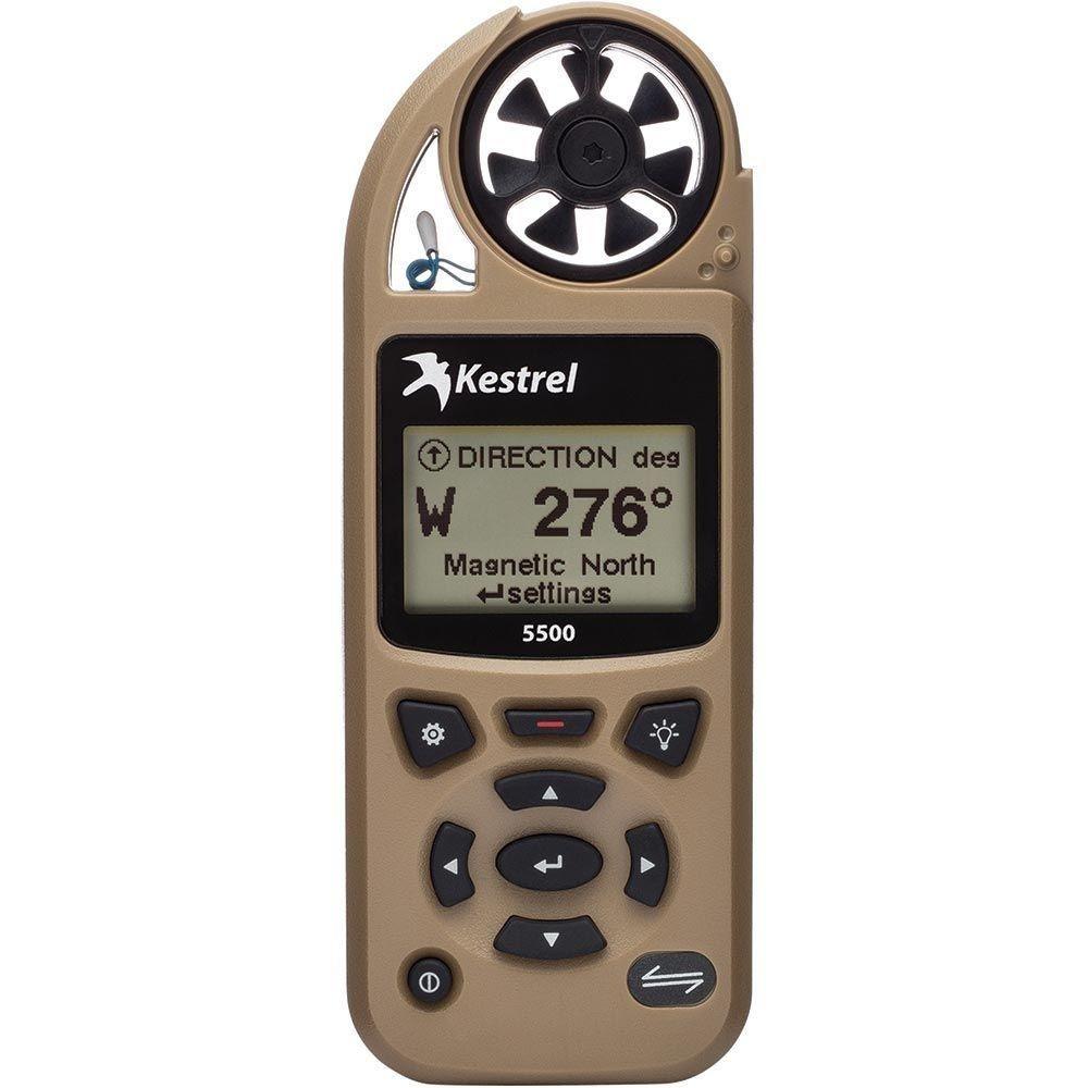 Kestrel 5500 Wireless Handheld Weather Station with LiNK Bluetooth and Vane Mount Desert Tan