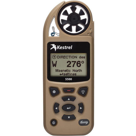 Kestrel 5500 Wireless Handheld Weather Station with LiNK Bluetooth and Vane Mount Desert Tan