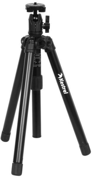 Kestrel Portable Collapsible Tripod with Flip Lever Locks 20.5-52 Inch Black