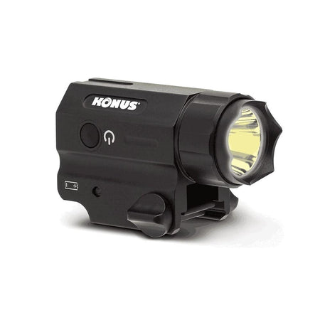 Konus Konuslight-TL Compact Tactical Light 360 Lumens for Weaver Picatinny Rail Black