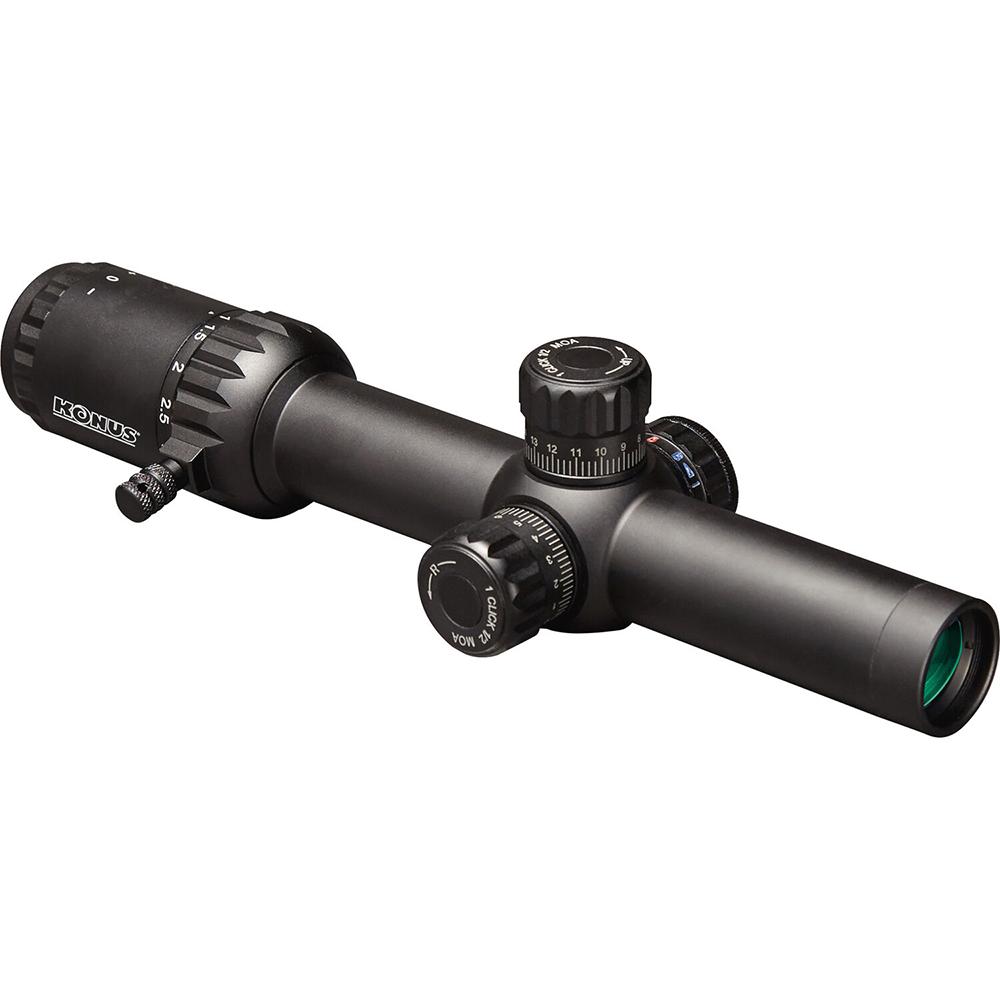 Konus Event Rifle Scope 1-10x24 30mm Illuminated SFP Circle-Dot Matte Black