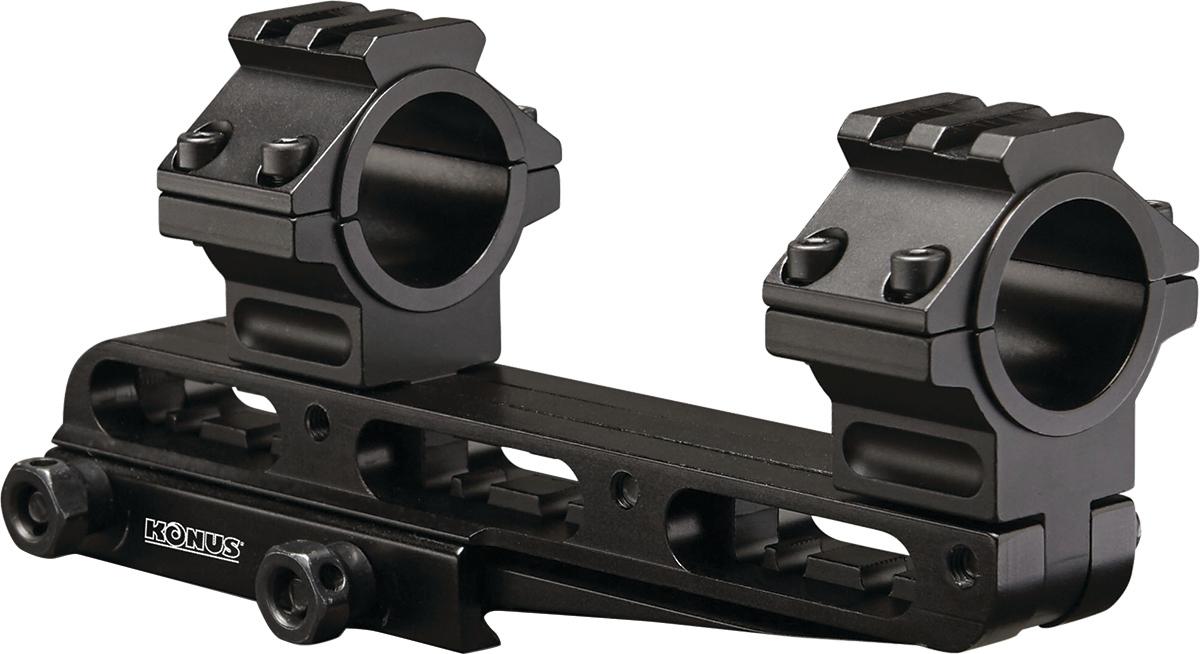 Konus 1-Piece Universal Cantilever Mount 30mm or 1 Inch Adjustable