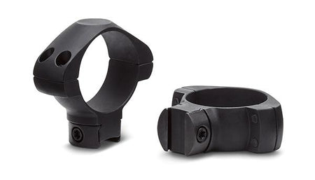 Konus Riflescope Ring Mounts for .22 and Airgun Rails - 1" Low Black
