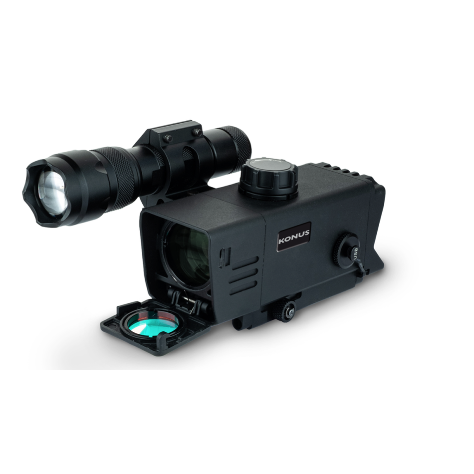 KonusPro NV3 Digital Night Vision Rifle Scope 3-9x32mm Compact with IR Illuminator