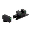 Ameriglo Optic Compatible Sight Set for Glock 43X/48 A-Cut Green with Black Front and Back