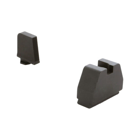 Ameriglo Tall 8XL Black Serrated Front .475 and Flat Black Rear .578 Sight for Glock Pistols