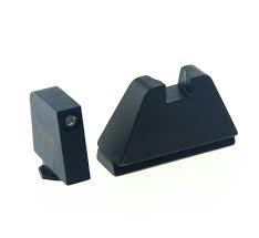 Ameriglo 5XL Green Tritium Black Outline Tall Pistol Sight Set for Glock Models