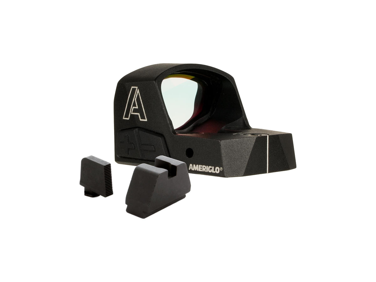 Ameriglo Haven Red Dot Sight 3.5 MOA Carry Combo with Optic-Compatible Irons