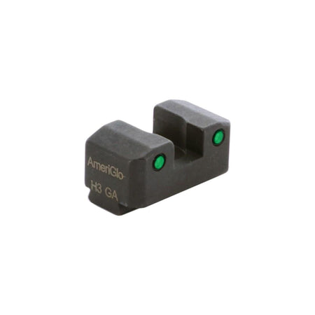 Ameriglo Green Tritium Black Outline Serrated Rear Sight .300" H Sq Notch Hellcat OSP