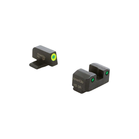 Ameriglo Trooper 3-Dot Tritium Sight Set for Most SIG Sauer Models Green/LumiGreen #6/#8