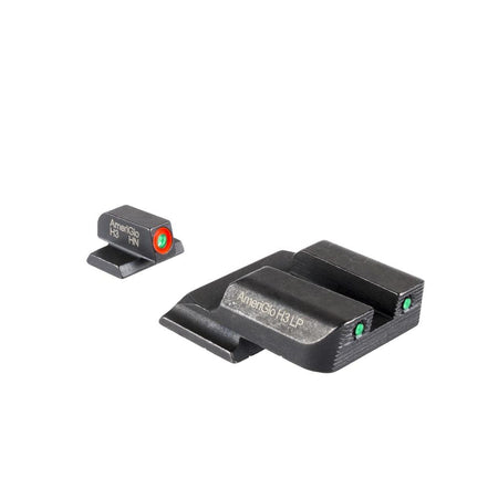 Ameriglo Trooper Handgun Night Sight Set for Smith & Wesson M&P Green/Orange