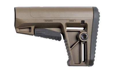 KRISS USA Mil-Spec AR-15 DS150 Rifle Stock with QD Sling Swivel Sockets, FDE DA-DS150FD00