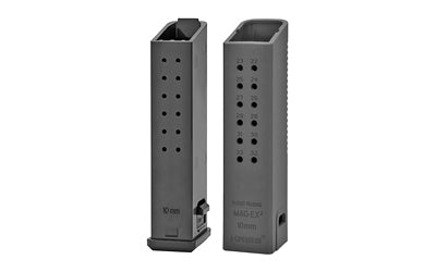 KRISS USA MagEx2 Kit, 10MM, +18 Rounds, Black, Magazine Extension for Glock 20, 3 Pack KVA-MX2K10BL01