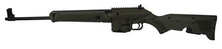 SU-16 223REM BL/GRN 18.4" 10+1 O.D. GREEN SYNTHETIC STOCK