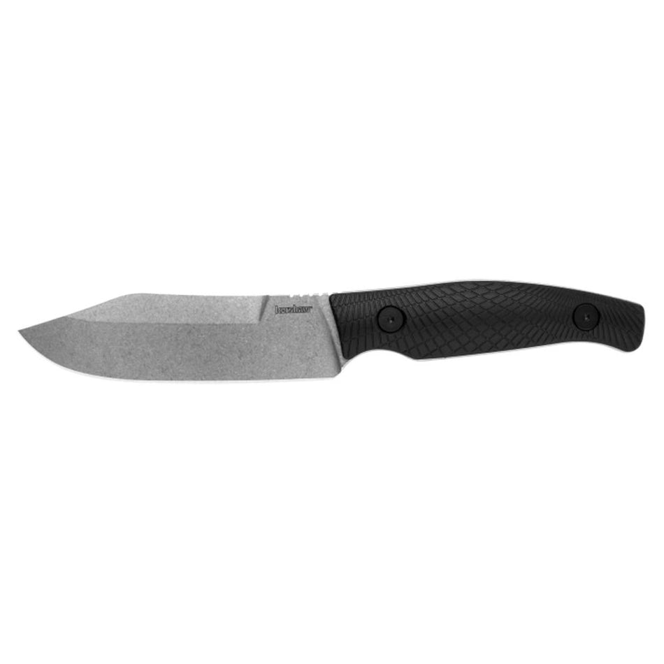 Kershaw Camp 5 Full-Tang Fixed Blade Knife 4.75" D2 Steel Clip Point Black
