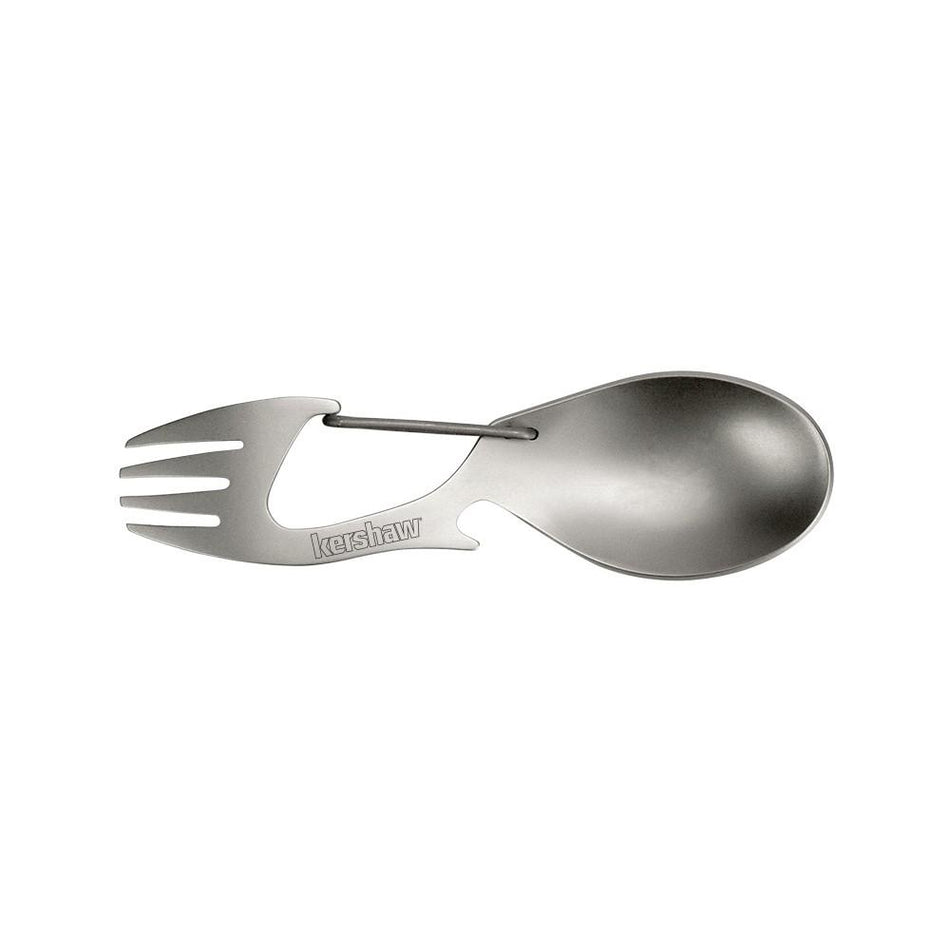Kershaw Ration 4.6 In. Spoon Fork Multi-Tool for Camping and Hiking