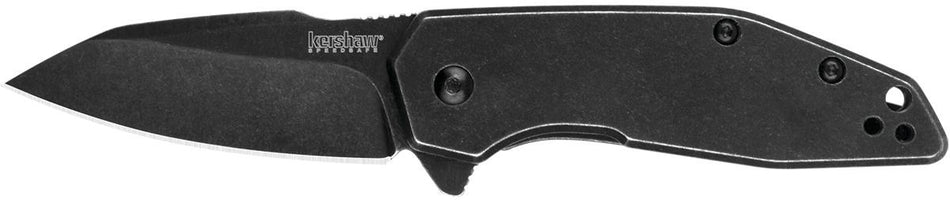 Kershaw Gravel Frame Lock Pocket Knife 8Cr13MoV Steel BlackWash
