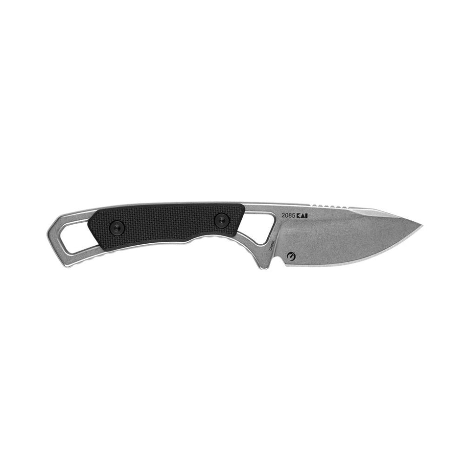 Kershaw Brace 2" Fixed Drop Point Neck Knife with Sheath