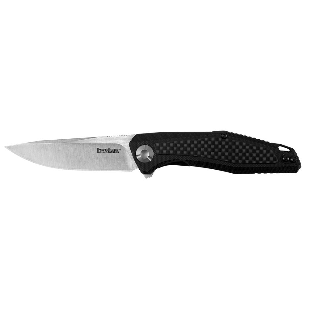 Kershaw Atmos Lightweight Folding Knife 3 Inch Drop Point Blade Black G10