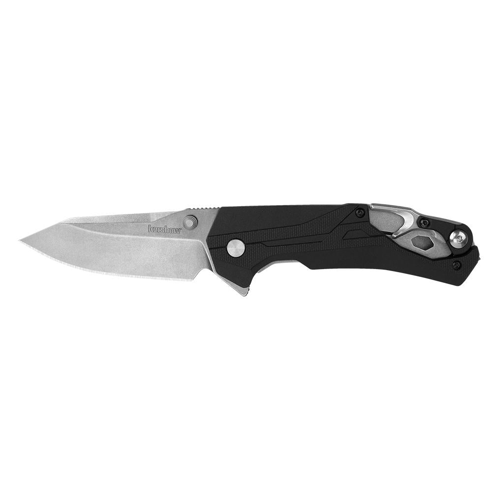 Kershaw Drivetrain Black Emergency Folding Knife with Seatbelt Cutter & Glassbreaker