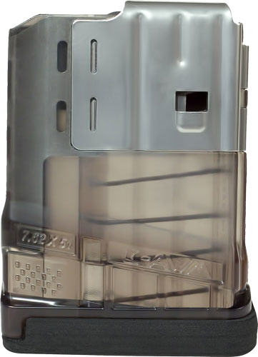Lancer L7AWM 5rd Translucent Smoke SR-25 7.62x51 Rifle Magazine