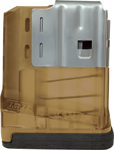 Lancer L7AWM 5rd Translucent FDE SR-25 7.62x51 Rifle Magazine