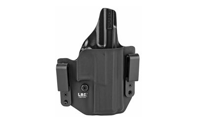 L.A.G. Tactical Defender Kydex Belt Holster for CZ P-10 C, IWB/OWB, Right Hand, Black