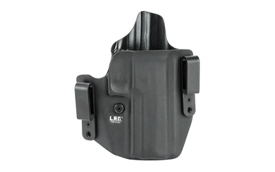 L.A.G. Tactical Defender Kydex Holster for SIG P320 Full Size 9/40, IWB/OWB, Right Hand, Black